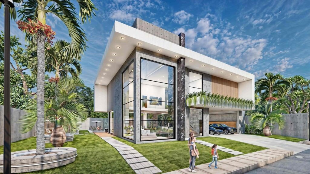 Render Casa Moderna