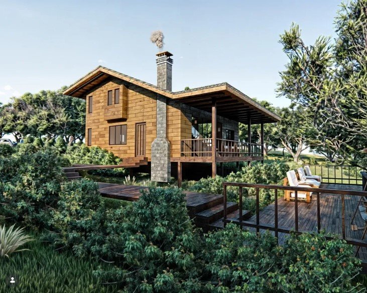 Render Cabaña